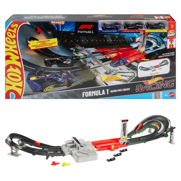 Hot Wheels | Race Fórmula 1 Circuito de Gran Premio 3pk a escala 1