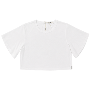 Olea | Blusa Básica de Corte Amplio con Manga Corta para Dama