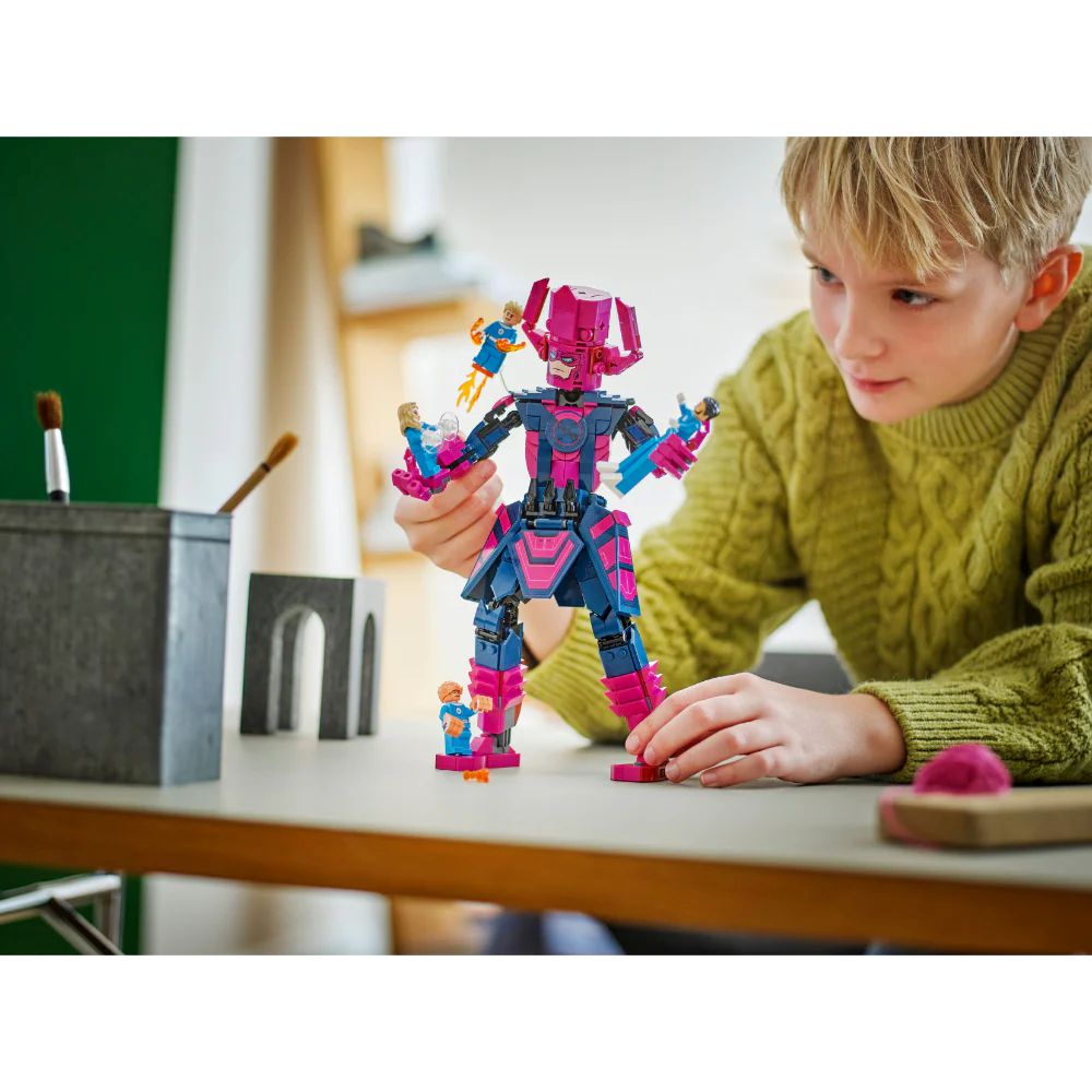 Lego | Marvel Cuatro Fantásticos vs. Figura para Construir de Galactus