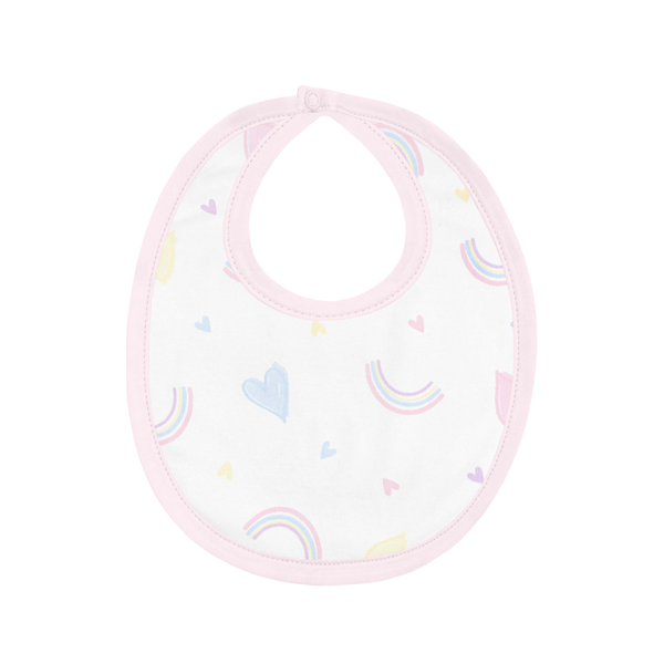 LydaBaby | Babero Hearts And Rainbows para Bebé