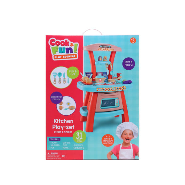 Set De Juego Cocina Para Niños Luces Y Sonidos