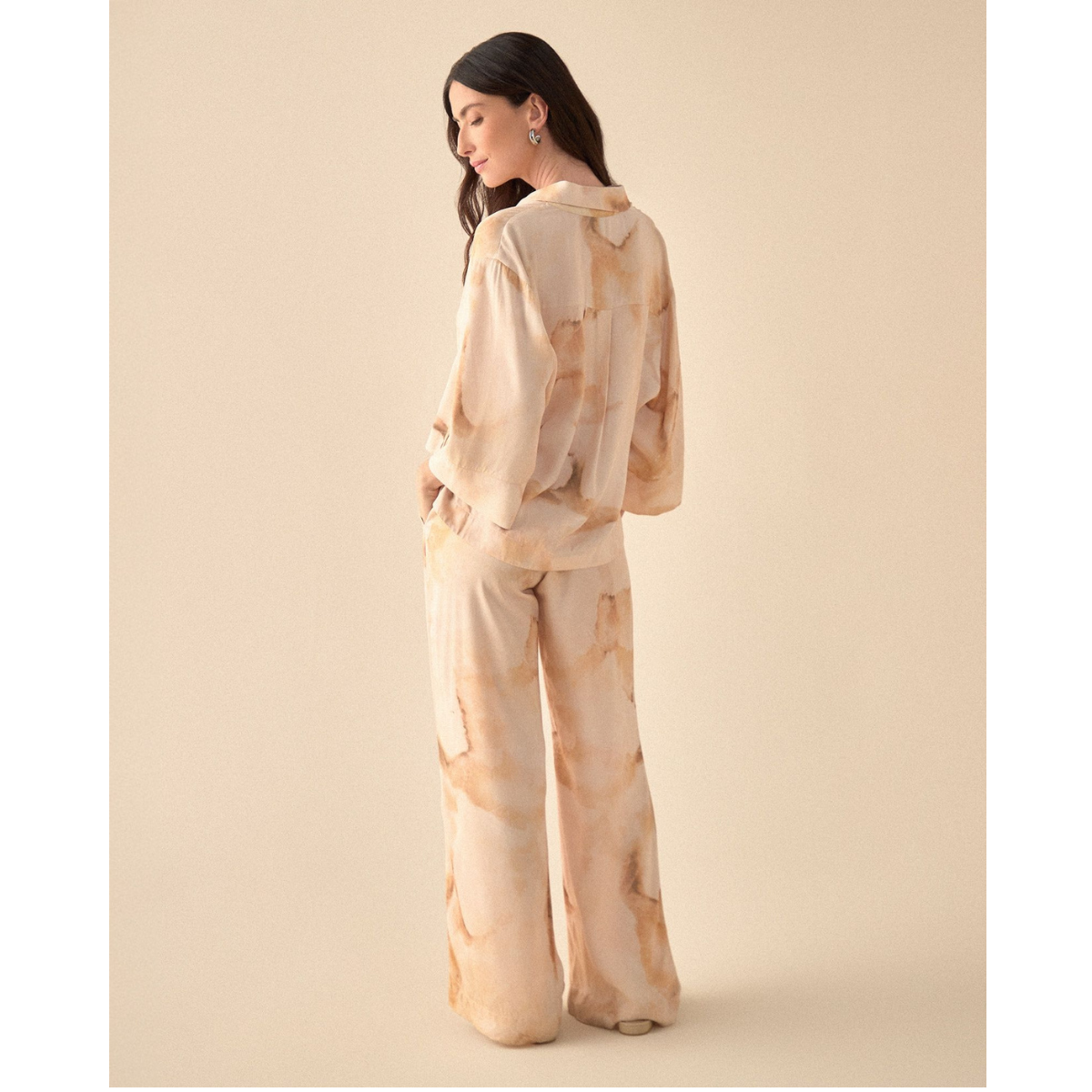 ESPRIT | Camisa Manga 3/4 Amplia para Mujer