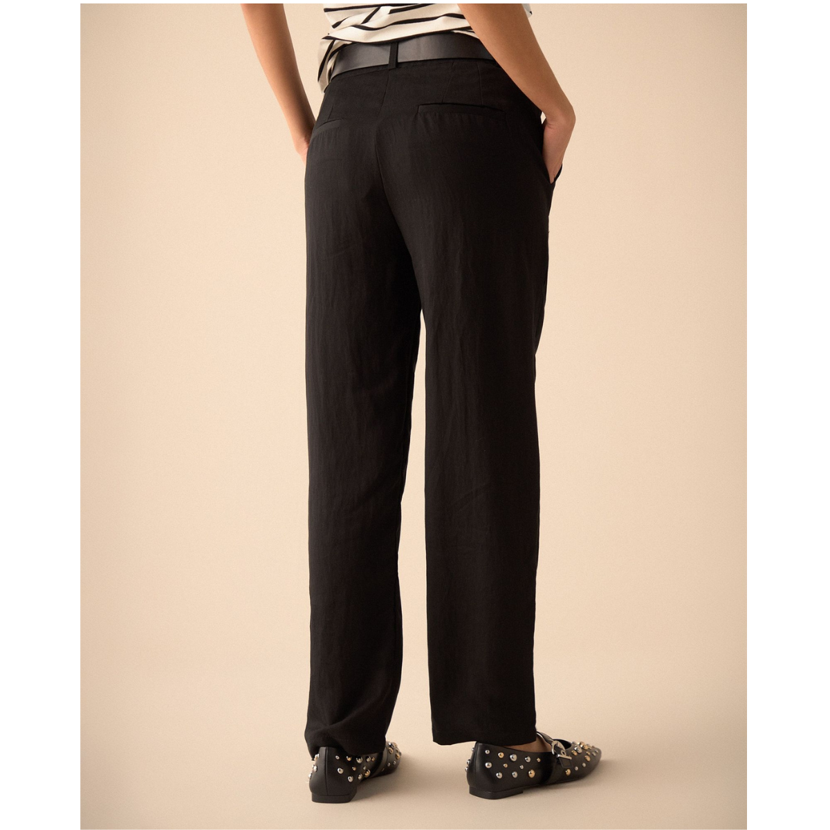 ESPRIT | Pantalón Elegante con Cortes para Mujer