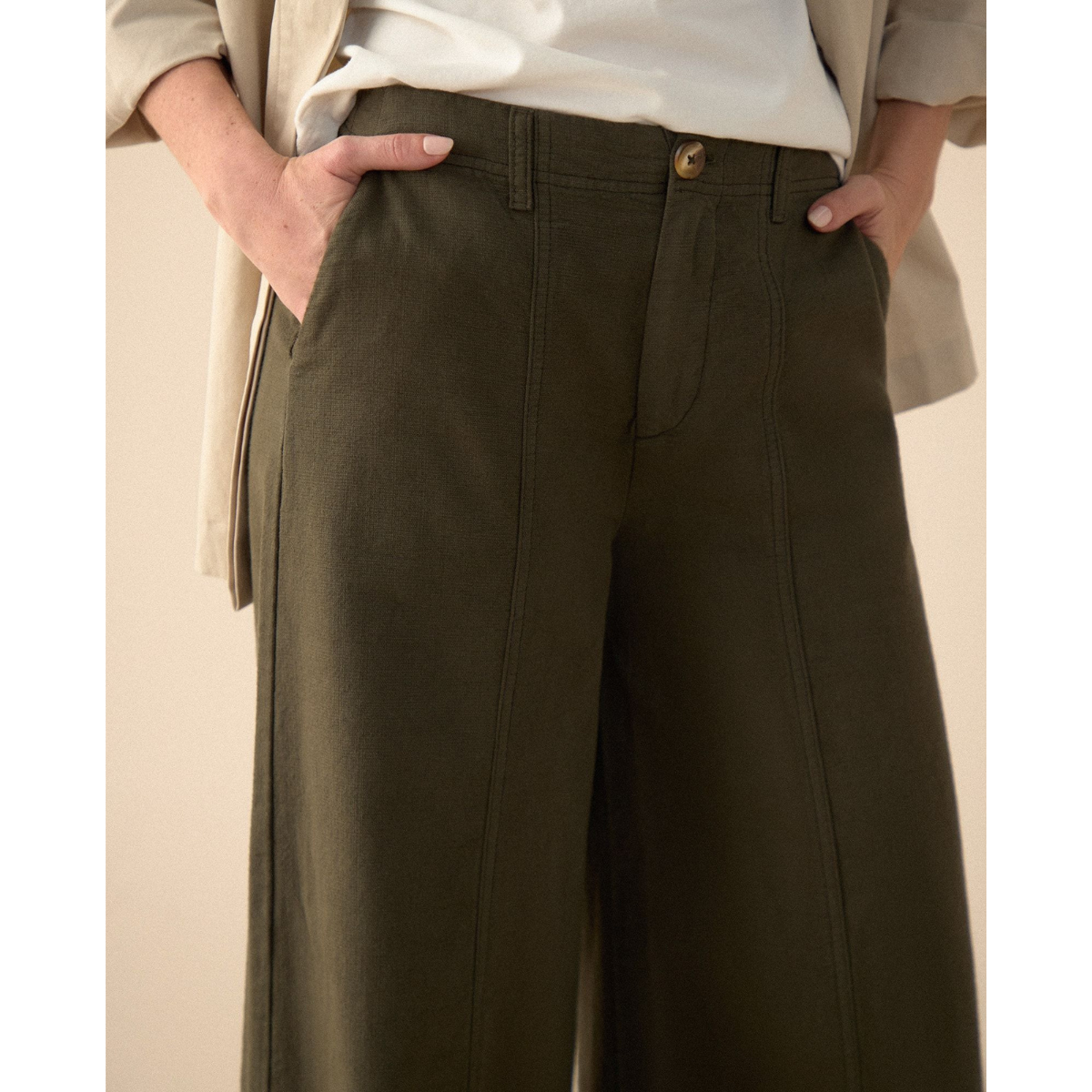 ESPRIT | Pantalón Wide Leg Fit para Mujer