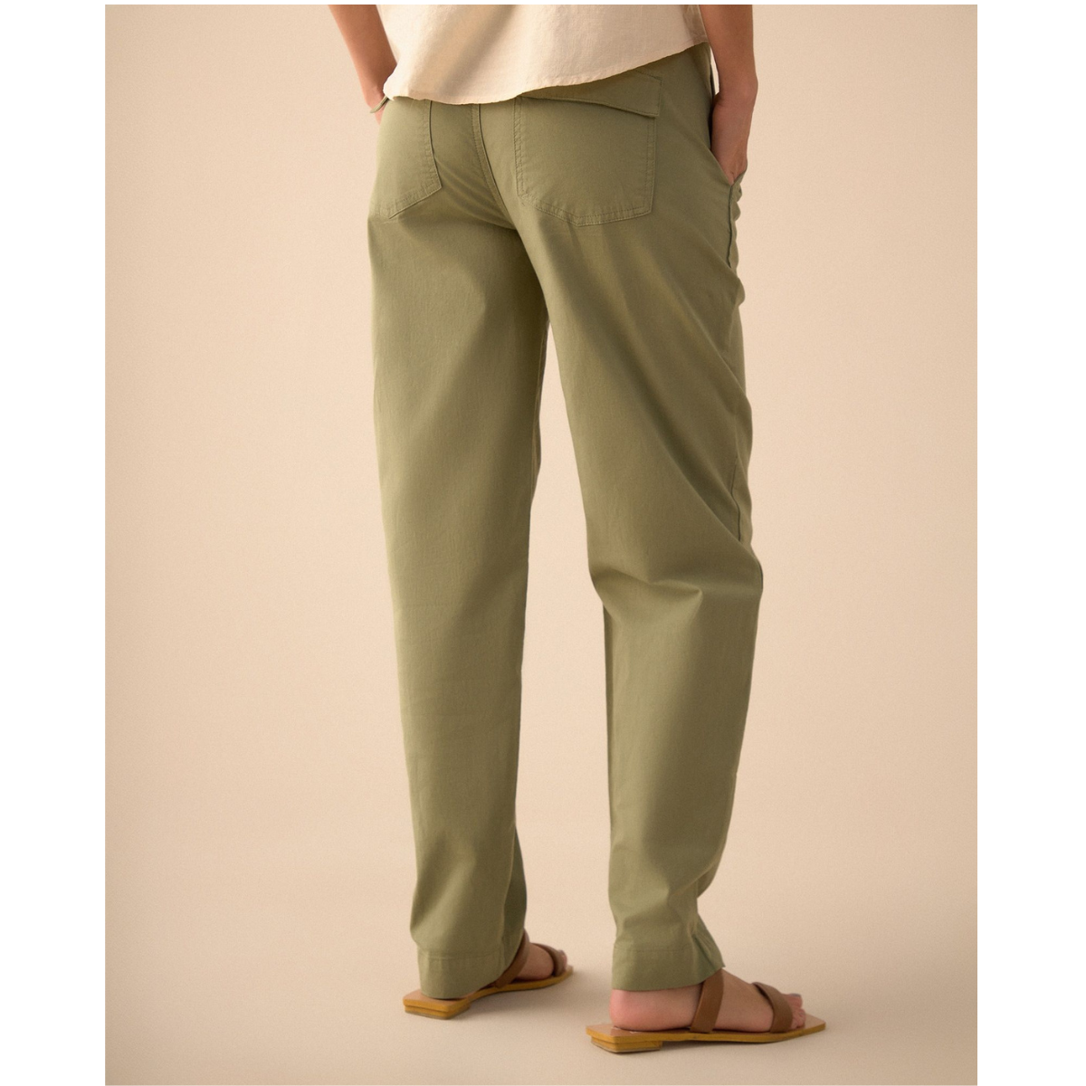 ESPRIT | Pantalón con Bolsillos de Tapa para Mujer
