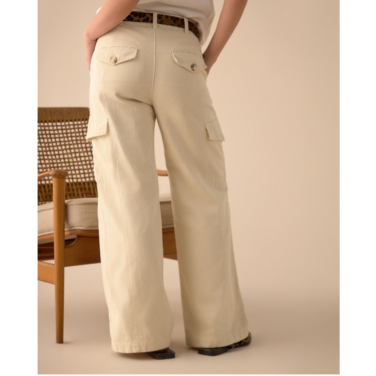 ESPRIT | Pantalón Tipo Cargo para Mujer
