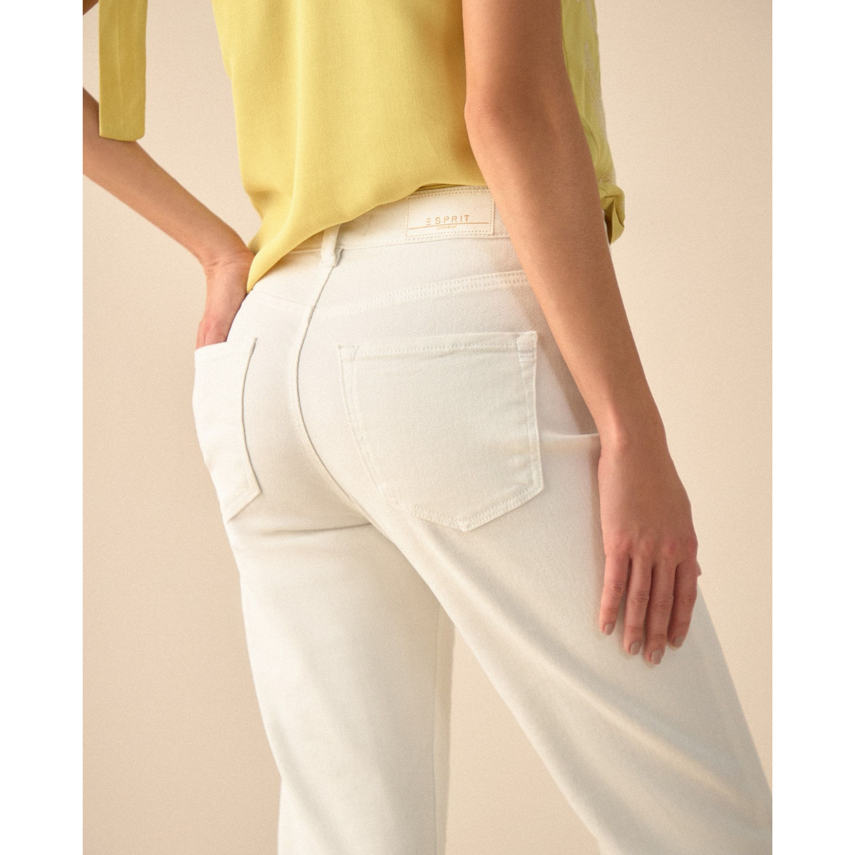 ESPRIT | Jeans Straight Cinco Bolsillos para Mujer