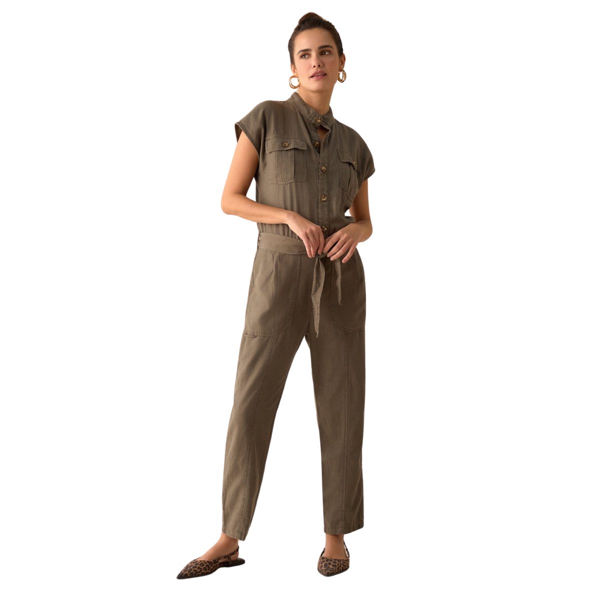 ESPRIT | Enterizo de Manga Sisa para Mujer