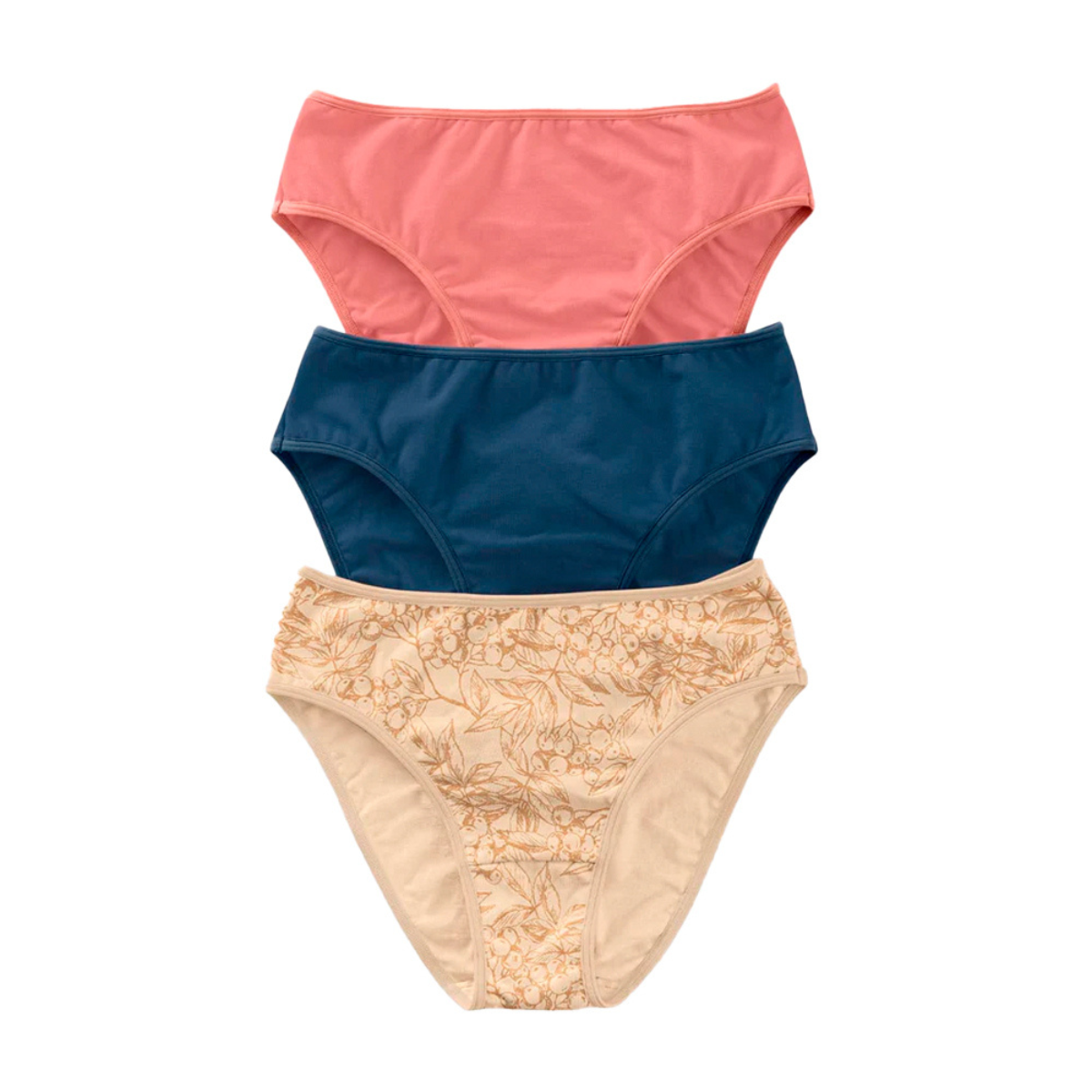 Leonisa | Paquete de 3 panties bikini de algodón