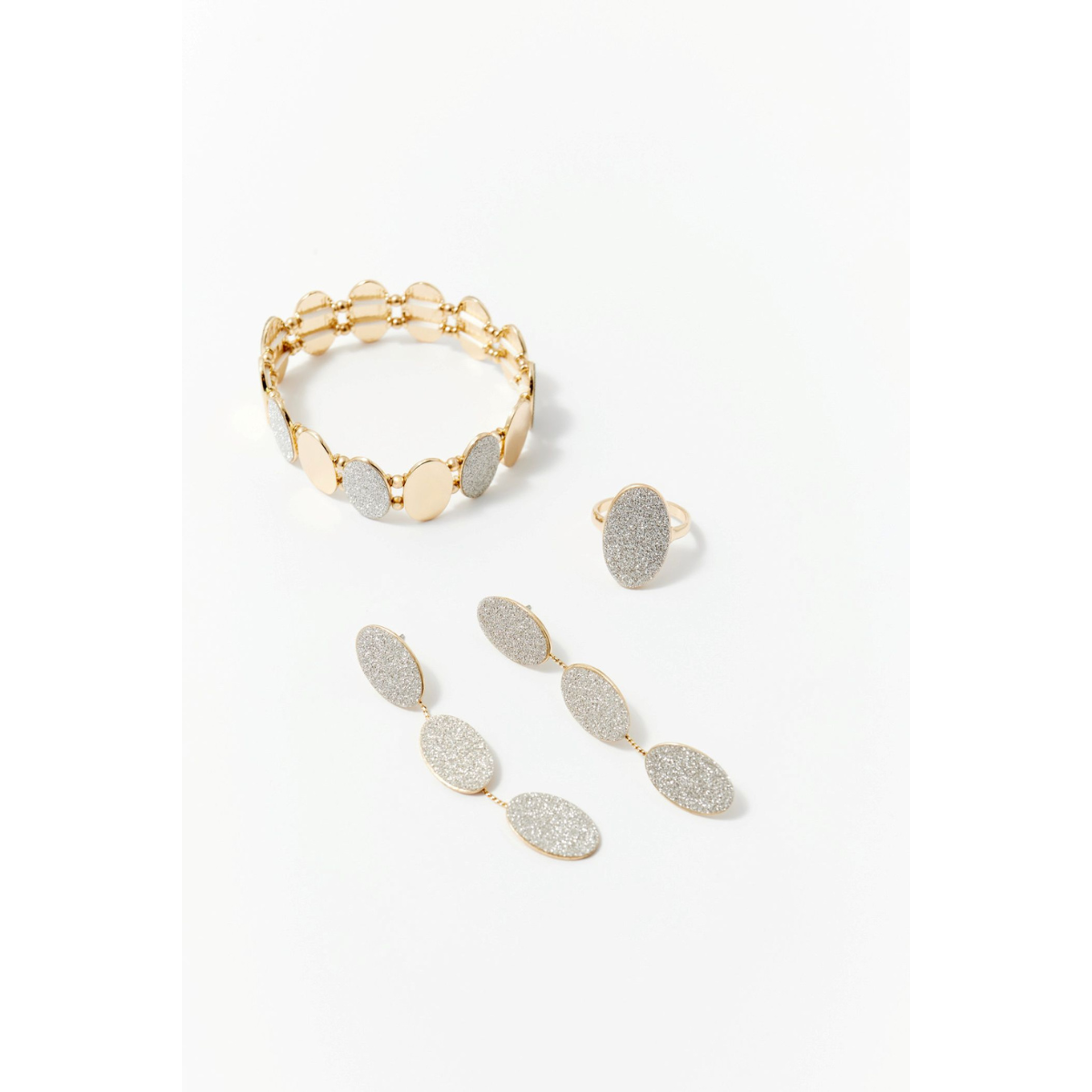 Sfera | Conjunto Pendientes Purpurina