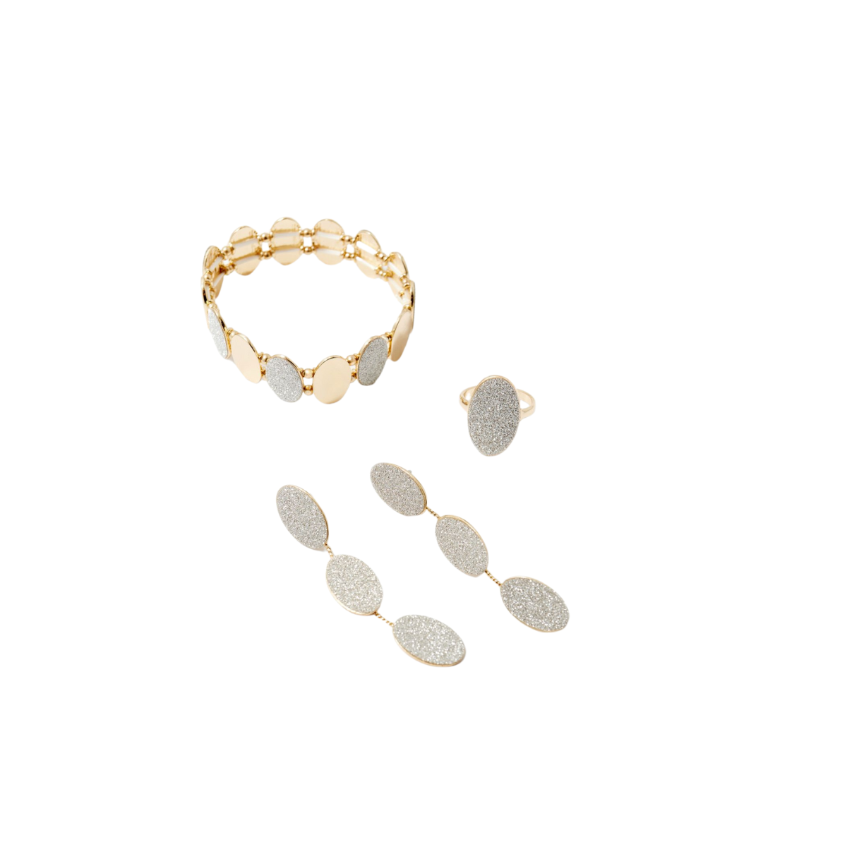 Sfera | Conjunto Pendientes Purpurina
