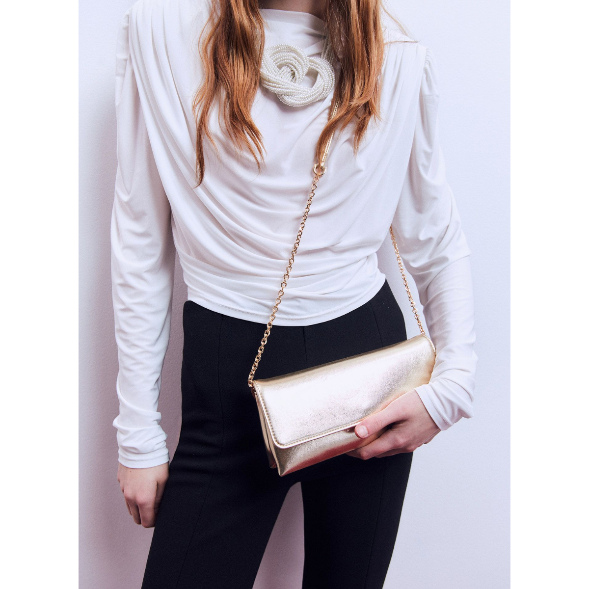 Sfera | Crossbody Alargado Oro