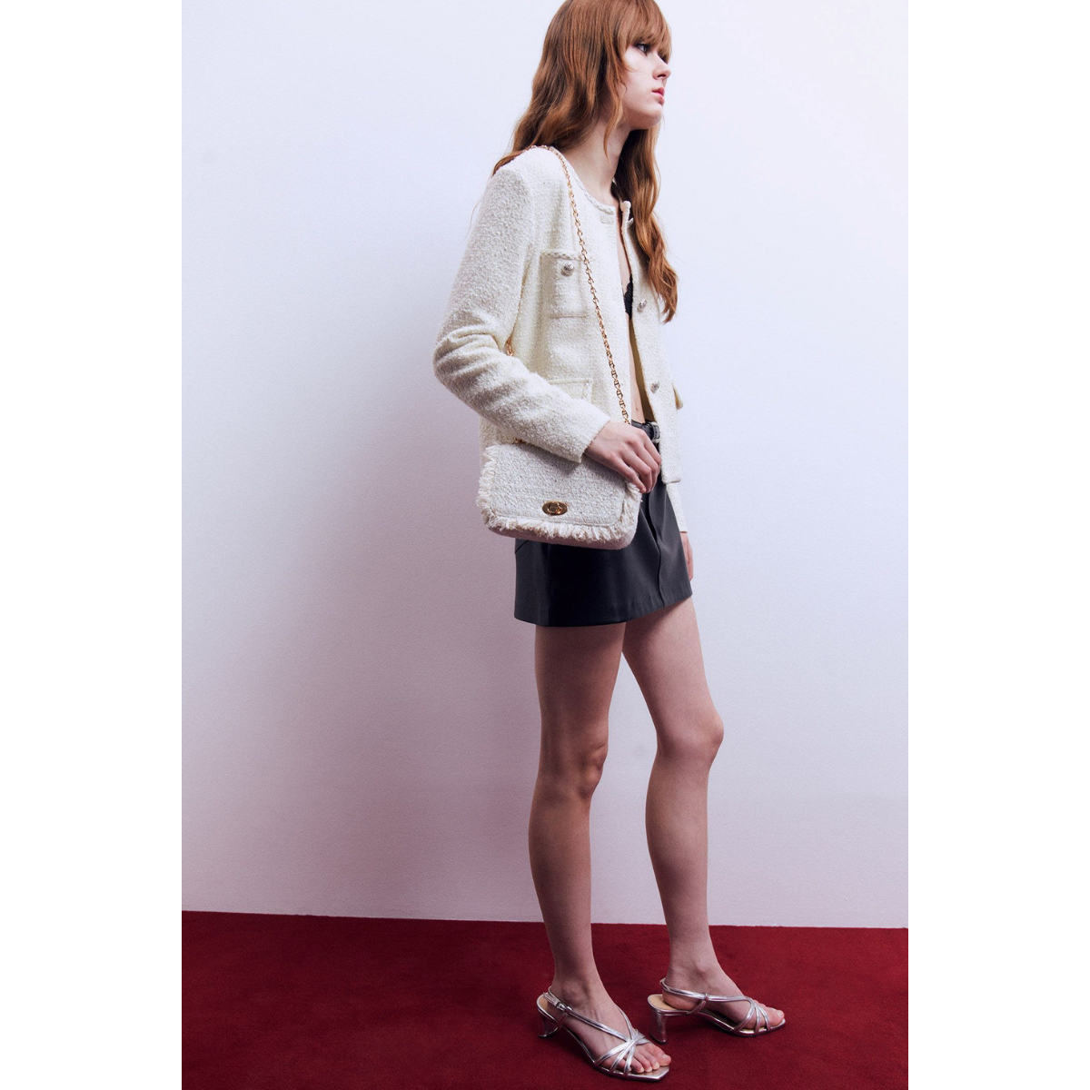 Sfera | Crossbody Tejido Flecos