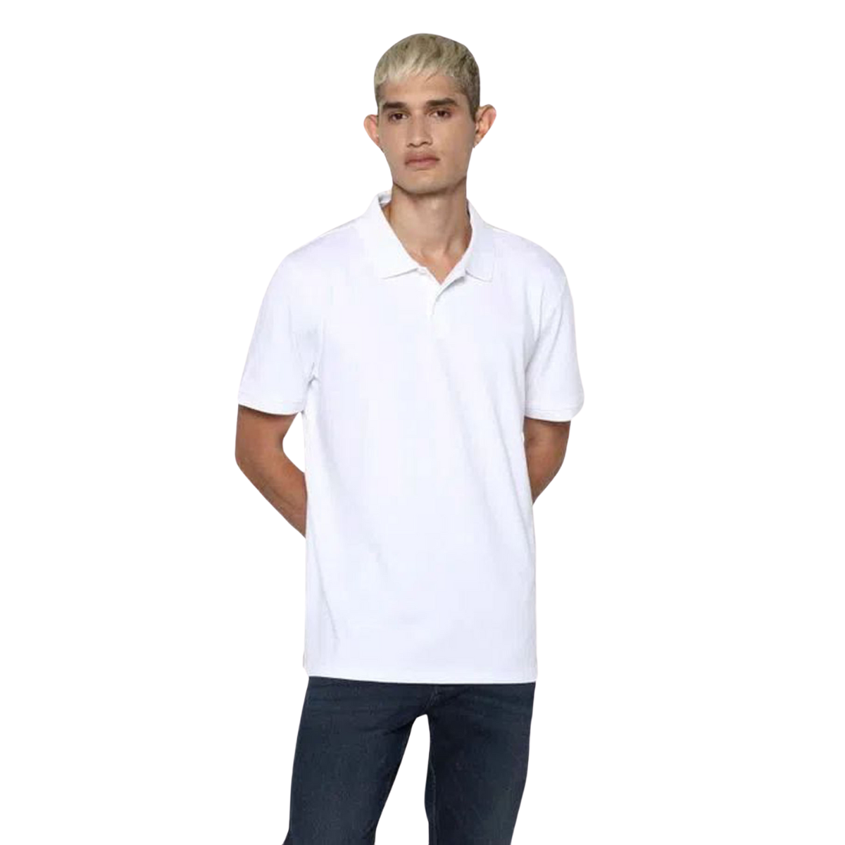 Sueter polo blanco sale