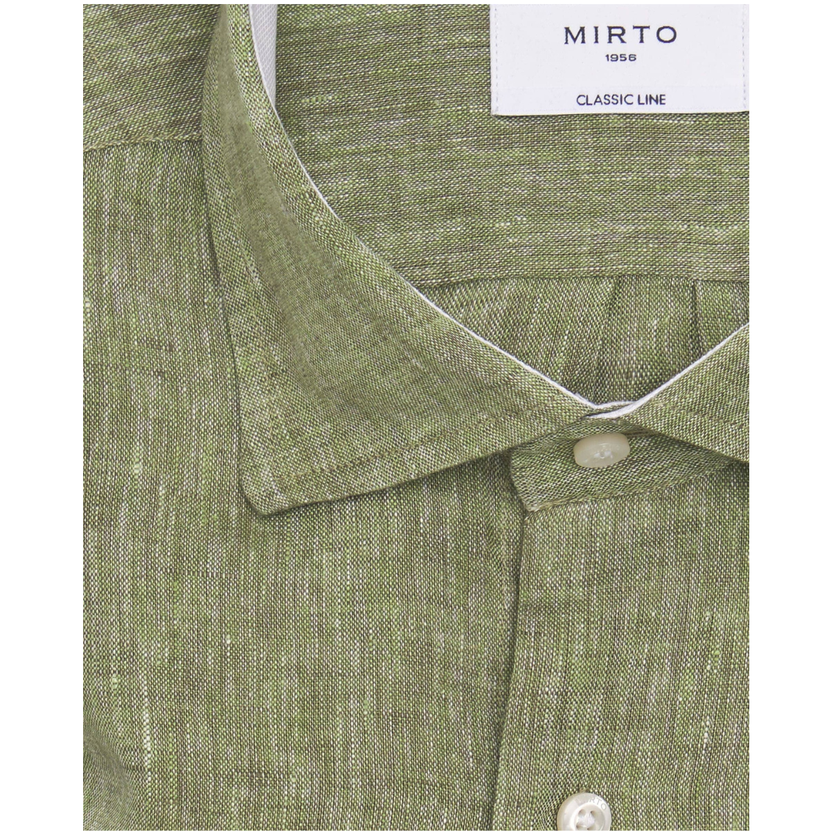 Camisa Lino Manga Larga