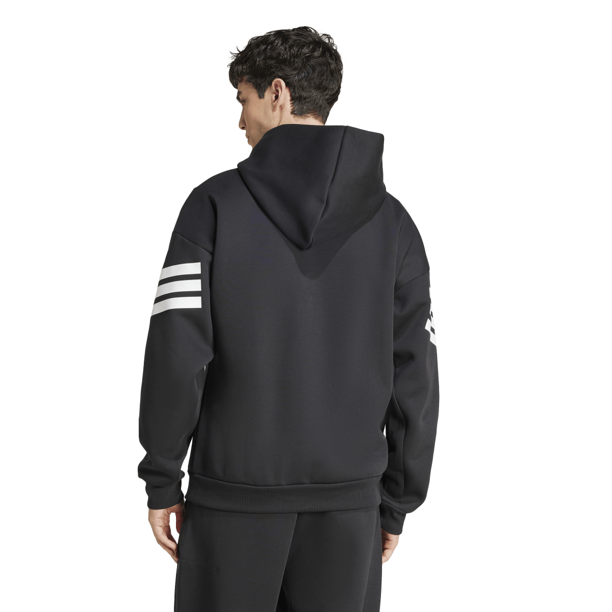 Adidas | Sudadera con Gorro Future Icons 3 Franjas