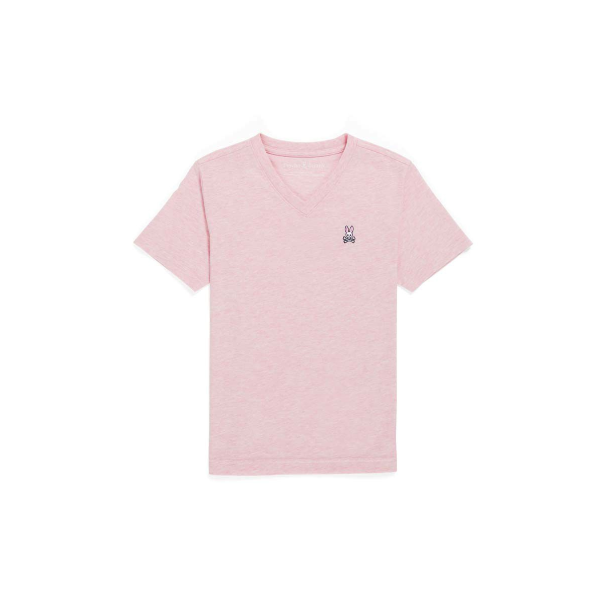 Psycho Bunny | Camiseta Clásica Jaspeada Cuello V Para Niño