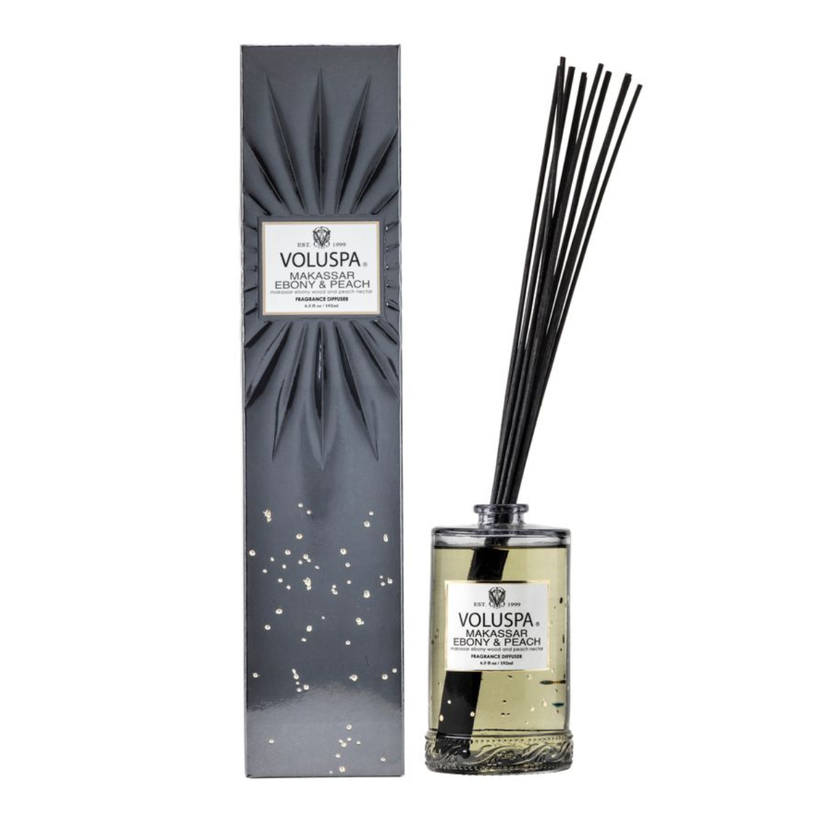 Makassar Ebony &amp; Peach Reed Diffuser