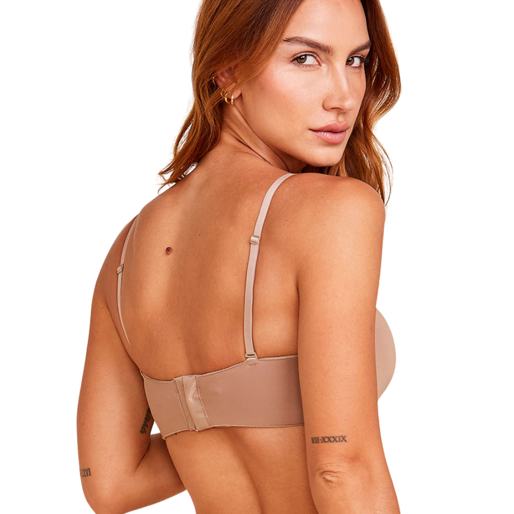 Sostén Strapless Microfibra Hope - color Bege Camurca completo