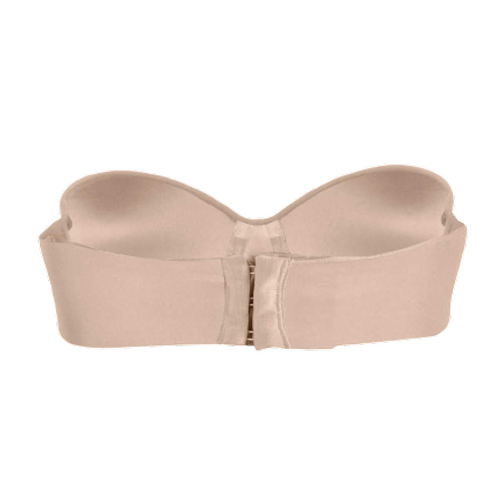 Sostén Strapless Microfibra Hope - color Bege Camurca trasera