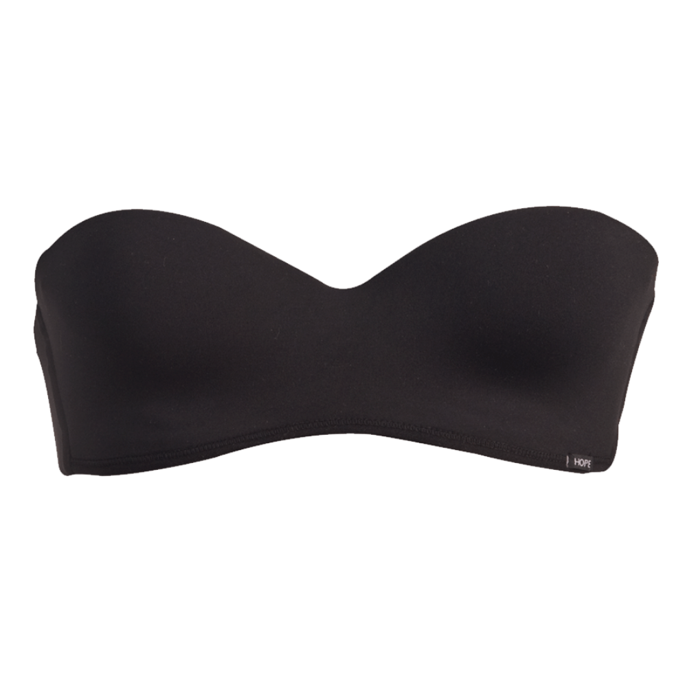 Sostén Strapless Microfibra Hope - color Preto detalle varillas