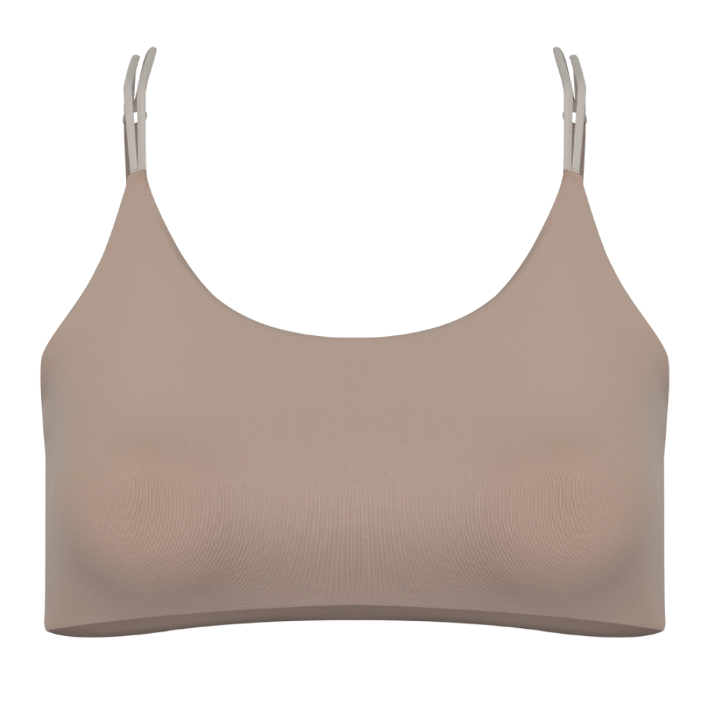 Top Copa Extraíble Microfibra Hope - color Bege Ballet trasera