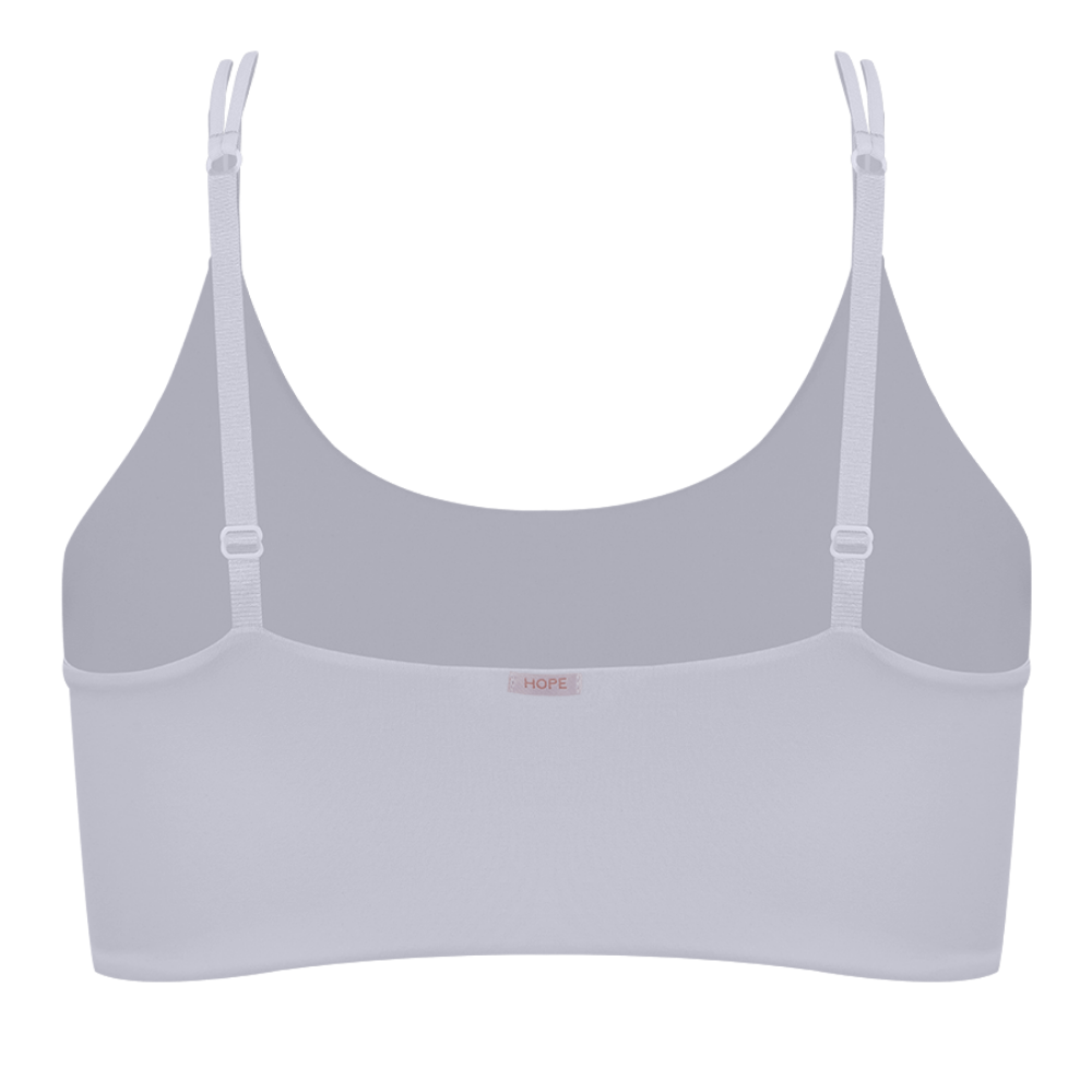 Top Copa Extraíble Microfibra Hope - color Branco lateral