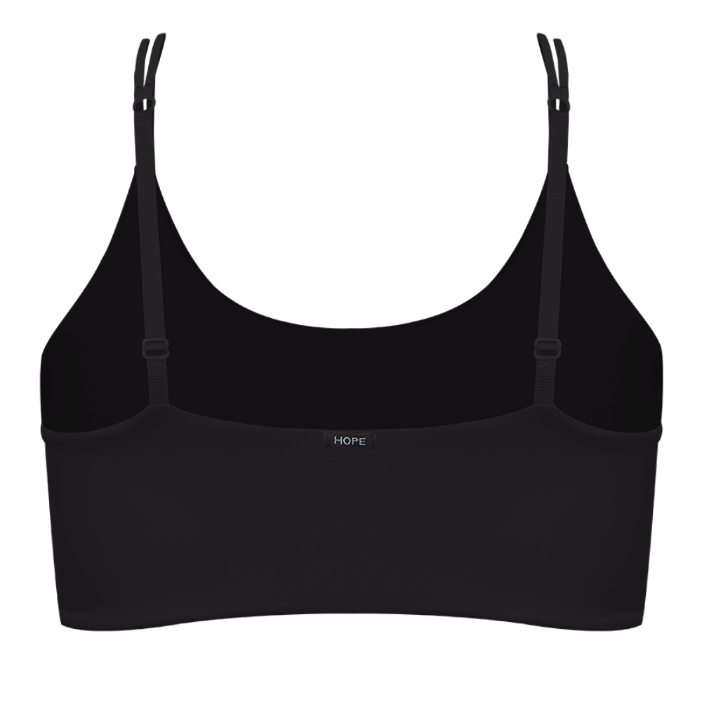 Top Copa Extraíble Microfibra Hope - color Preto lateral