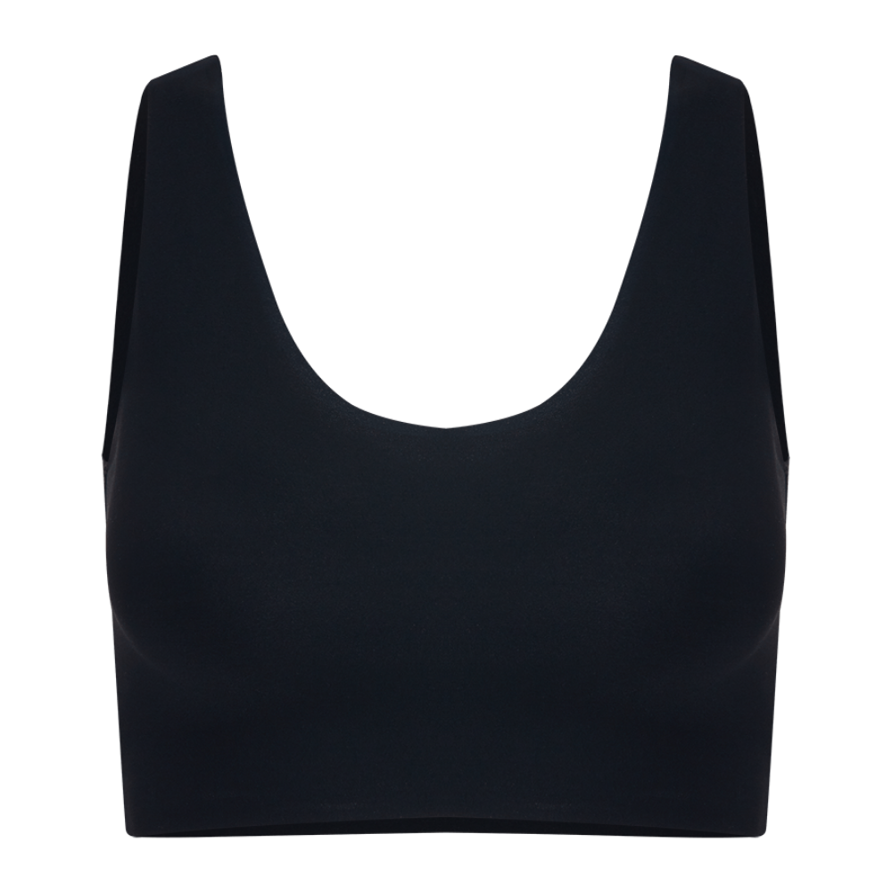 Sostén Top Invisible Copa Microfibra Hope - color Preto trasera