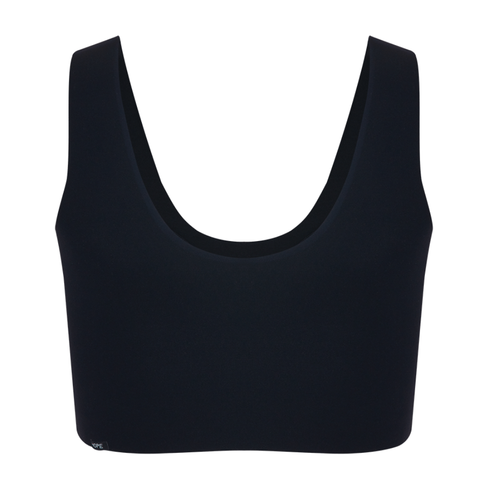 Sostén Top Invisible Copa Microfibra Hope - color Preto lateral