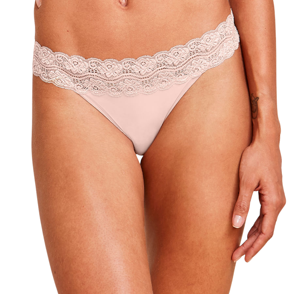 Hope | Bikini de Braguita con Acabado Invisible en Microfibra con Cintura de Encaje