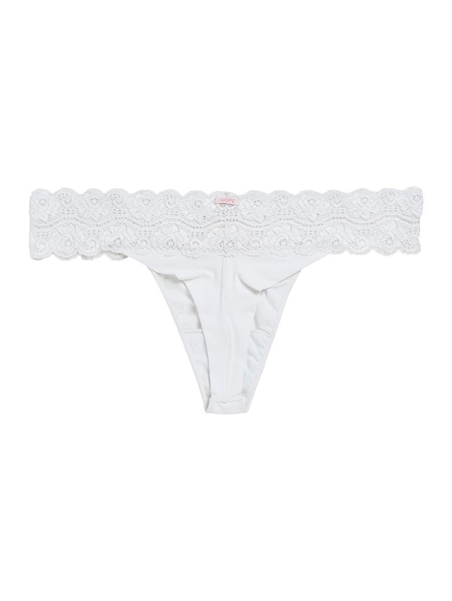 Hope | Pantie Tanga en Microfibra y Encaje en Cintura para Dama