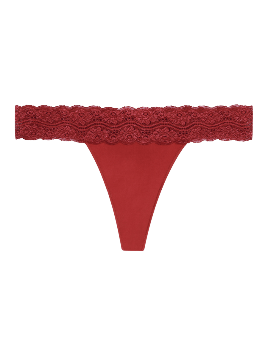 Hope | Pantie Tanga en Microfibra y Encaje en Cintura para Dama