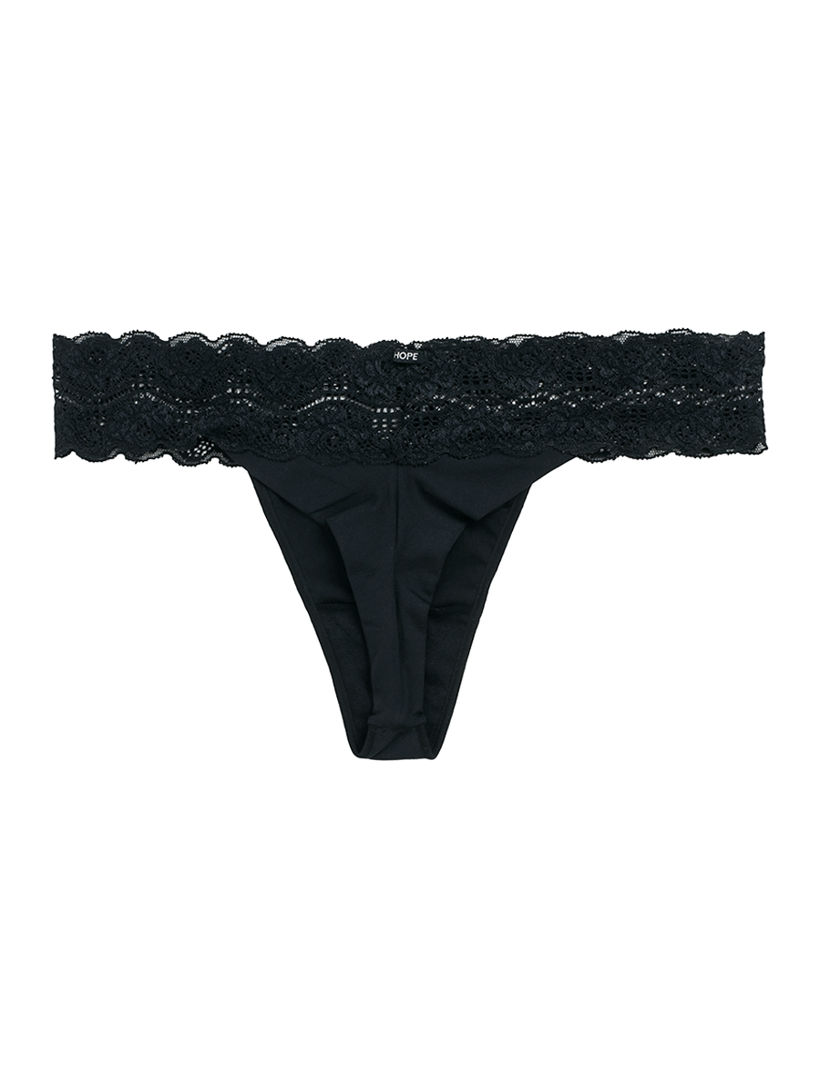 Hope | Pantie Tanga en Microfibra y Encaje en Cintura para Dama