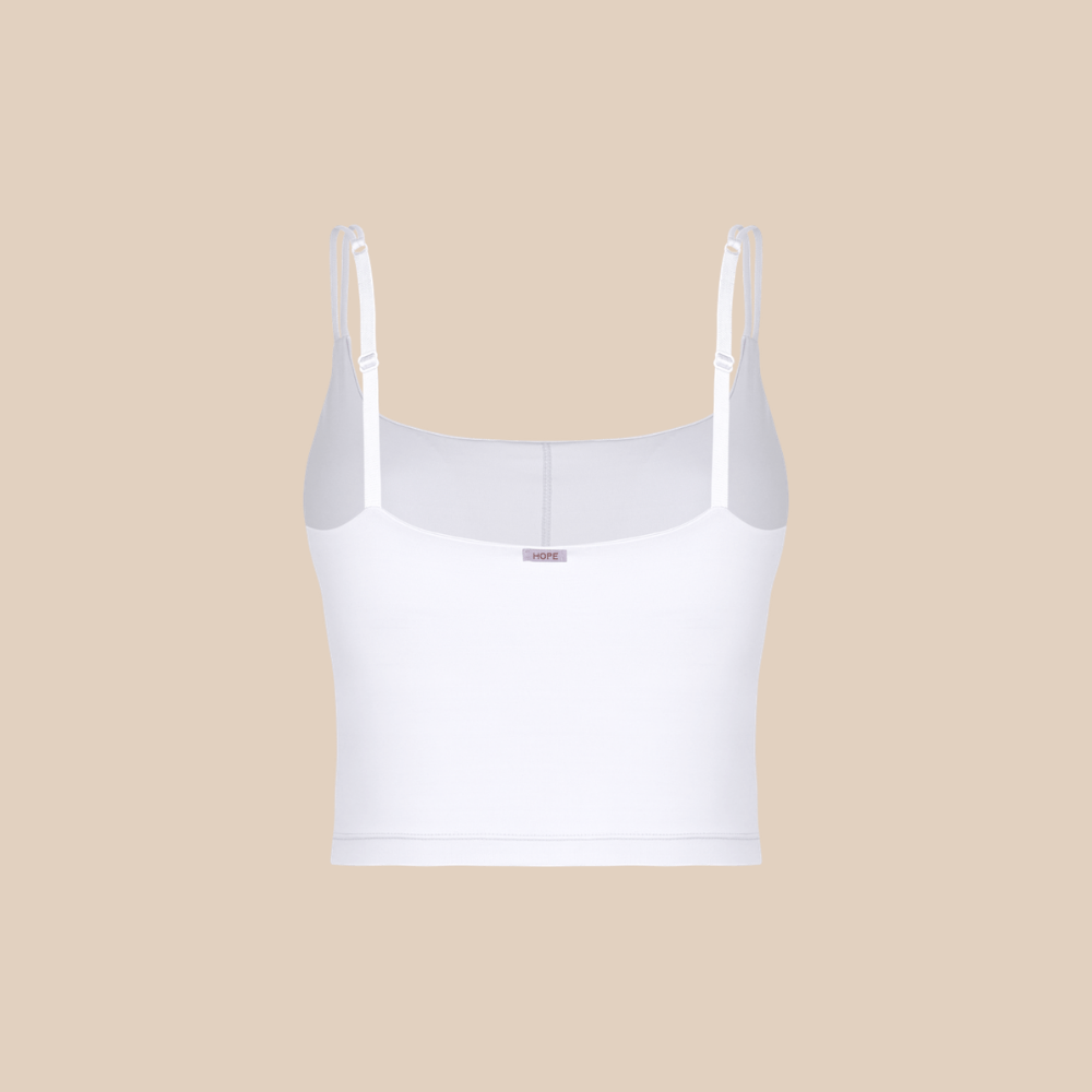Hope | Camiseta de Tirantes Finos con Copa Removible en Microfibra