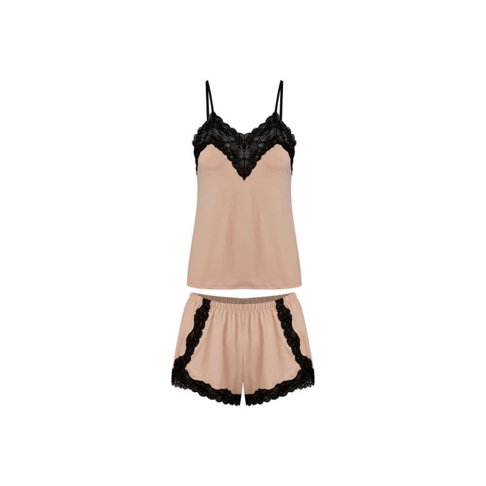 Hope | Short de Tirantes Finos en Microfibra y Pijama Love Stories