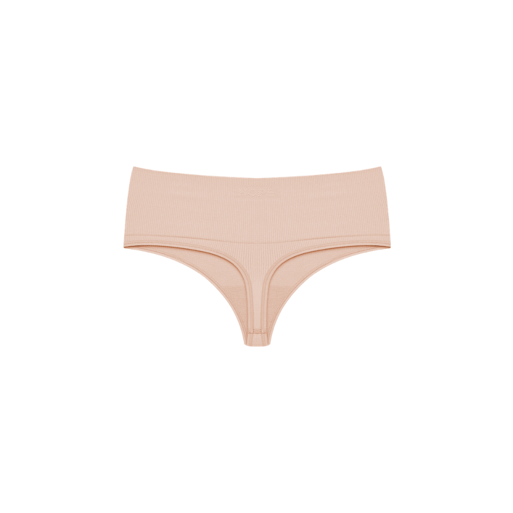 Hope | Tanga de Cintura Alta en Microfibra Canalizada Libre