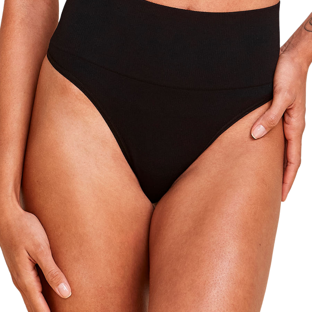 Hope | Tanga de Cintura Alta en Microfibra Canalizada Libre
