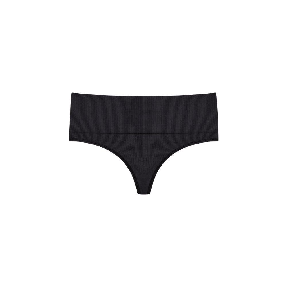 Hope | Tanga de Cintura Alta en Microfibra Canalizada Libre