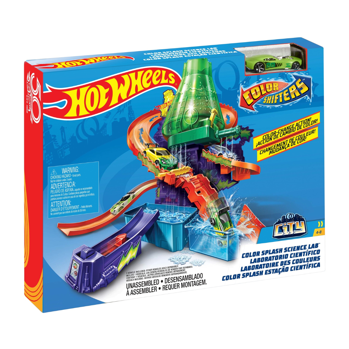 Hot Wheels | Color Shifters Laboratorio Científico