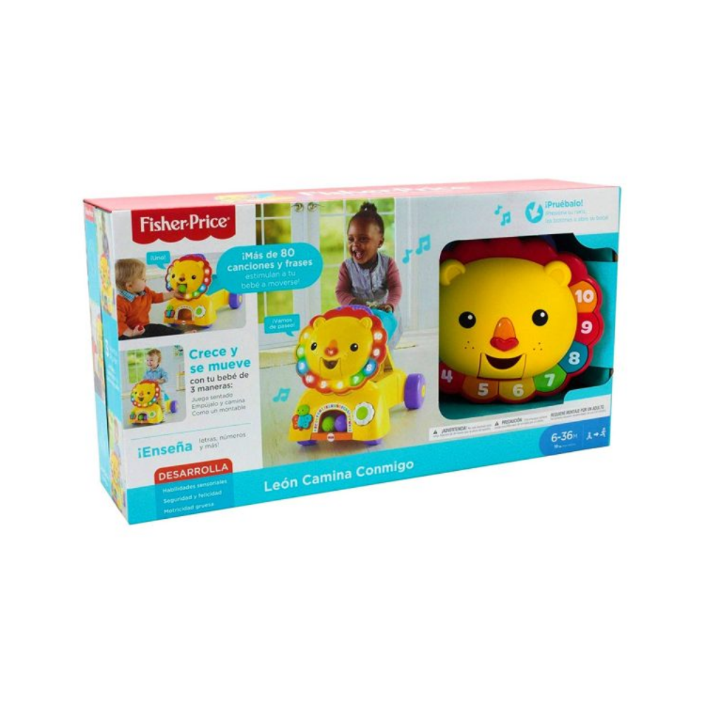 Fisher-Price  | Andadera para Bebés León Camina Conmigo