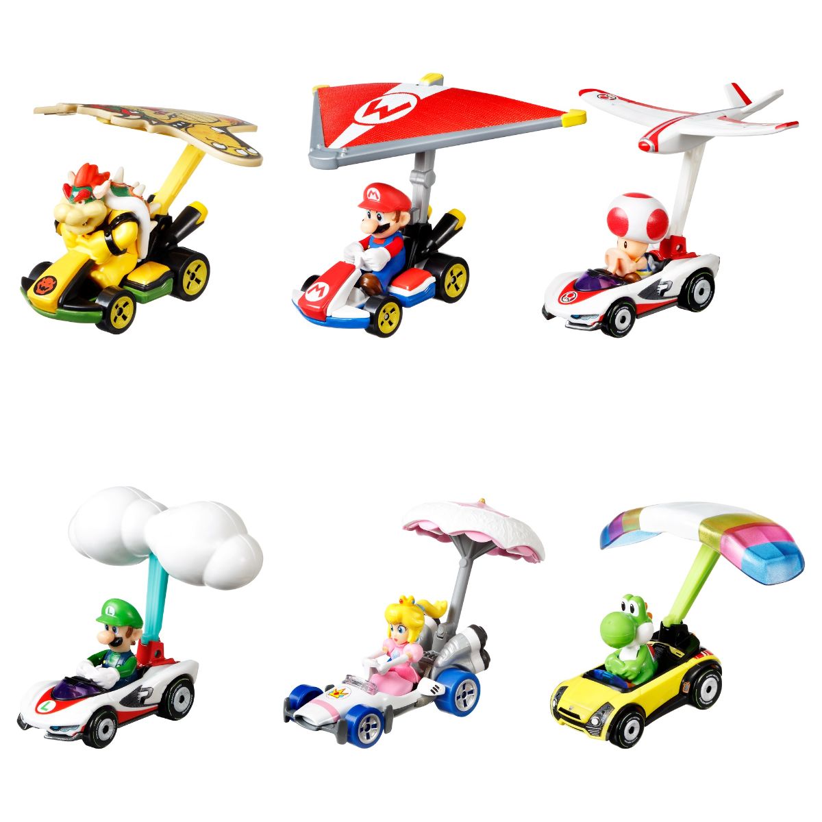 Hot Wheels | Mario Kart Glider Asst