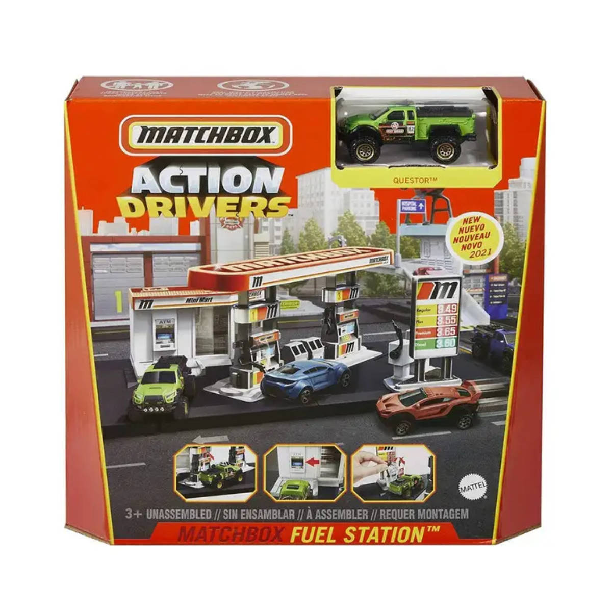 Matchbox | Set De Juego De Acción Vehículo