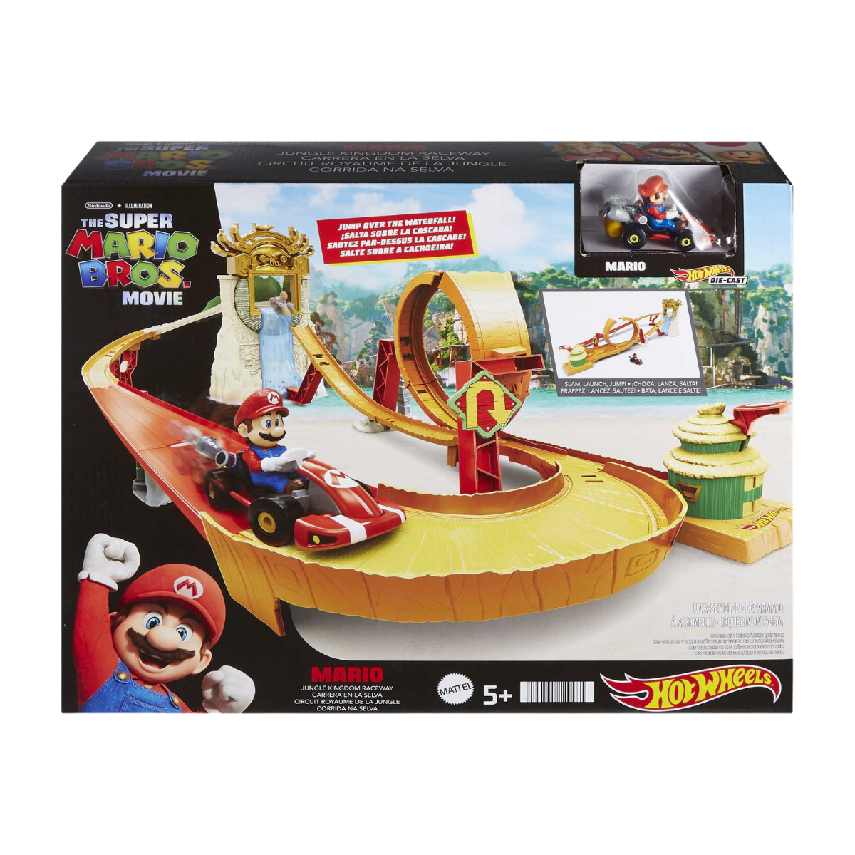 Hot Wheels | Mario Kart Jungle Kingdom Raceway Playset