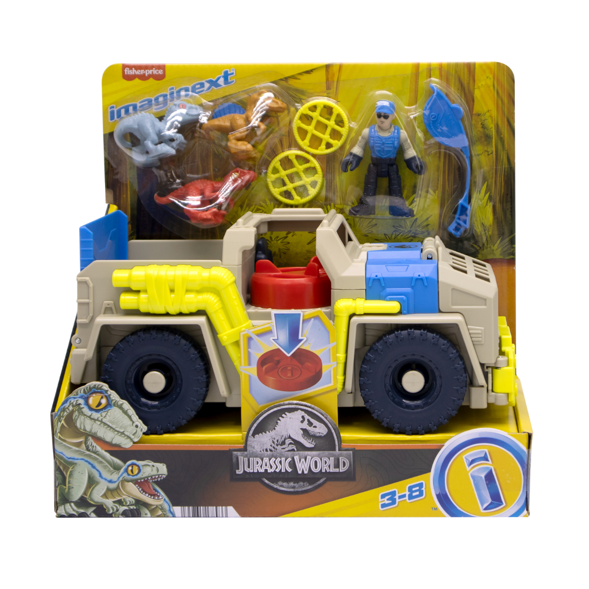 Imaginext Jurassic World Rastreadora De Dinosaurios