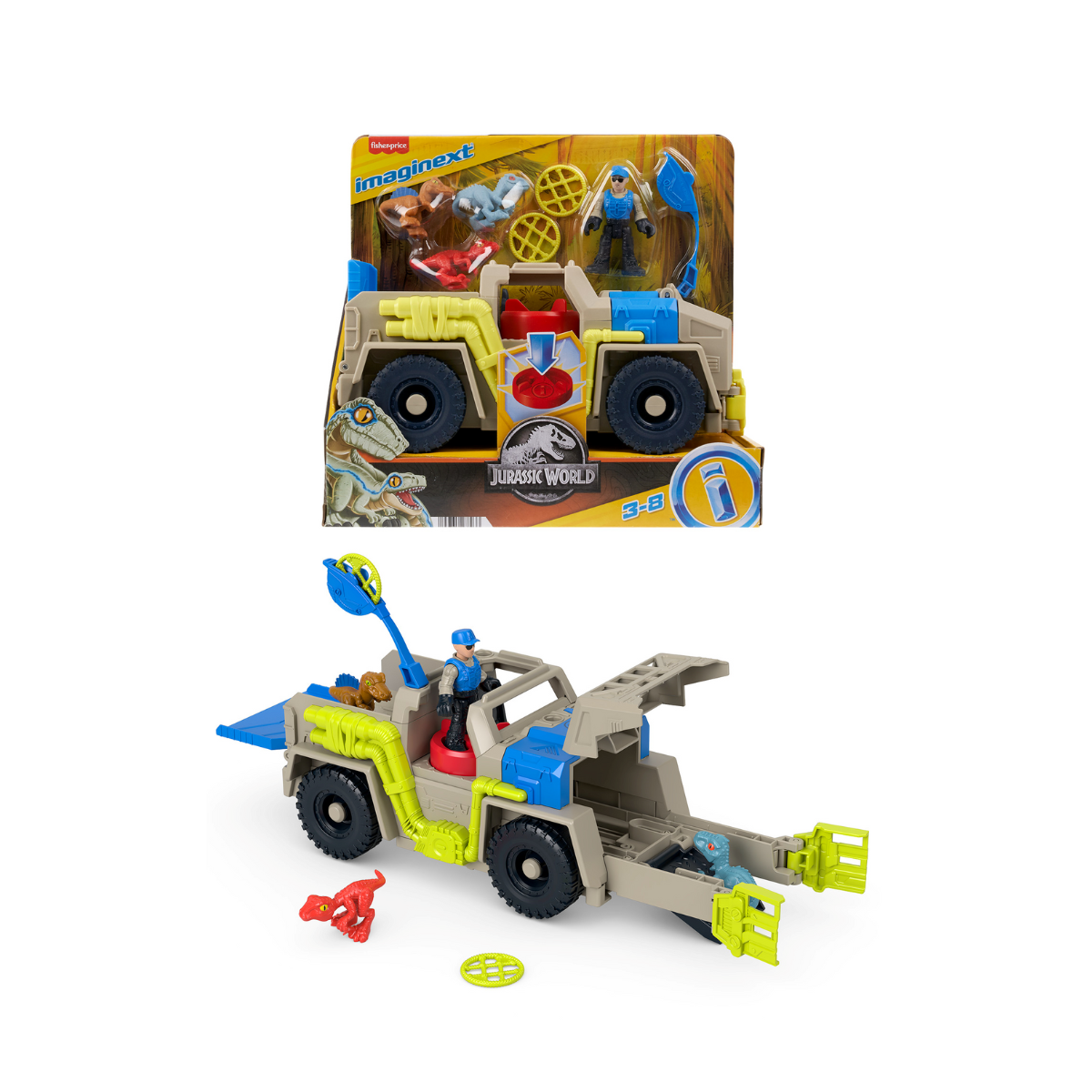 Imaginext Jurassic World Rastreadora De Dinosaurios