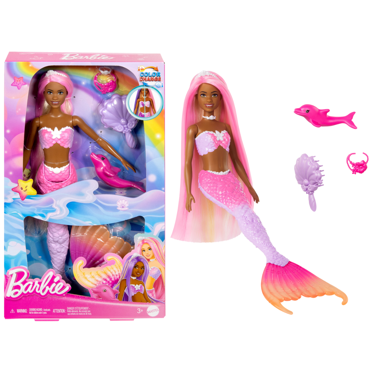 Barbie shops sirena colores magicos