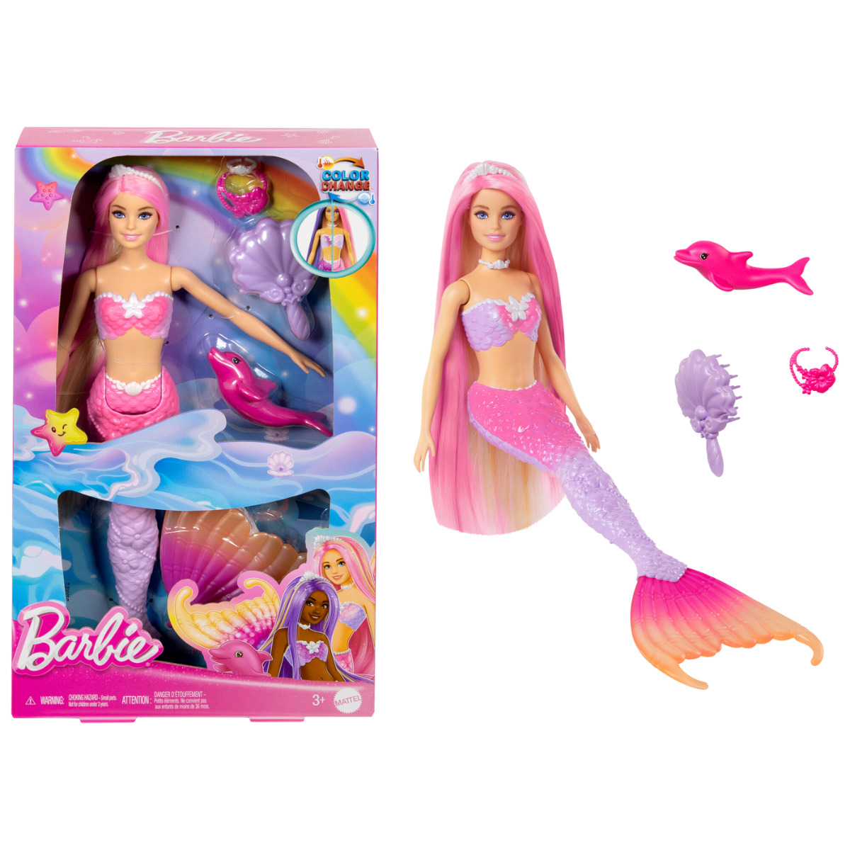 Barbie sirena colores magicos on sale