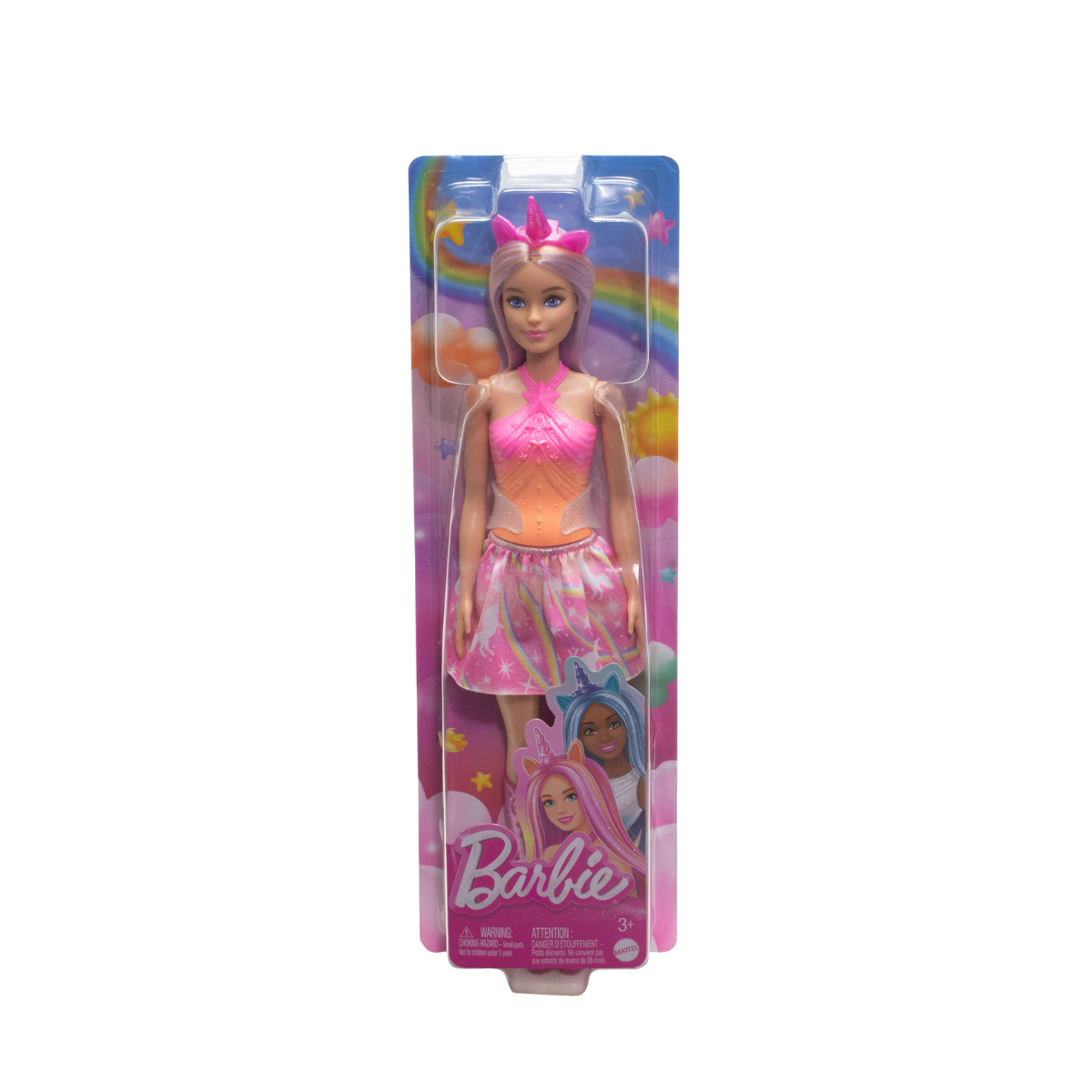 Barbie Unicornio Falda de Ensueño Rosa