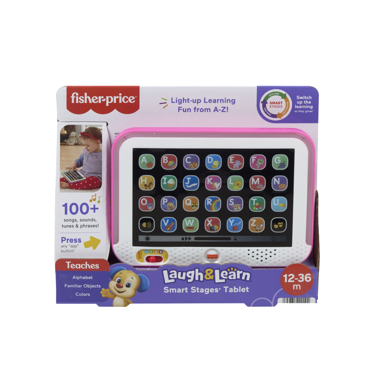 Fisher Price | Tablet Aprendizaje Crece Conmigo Rosa